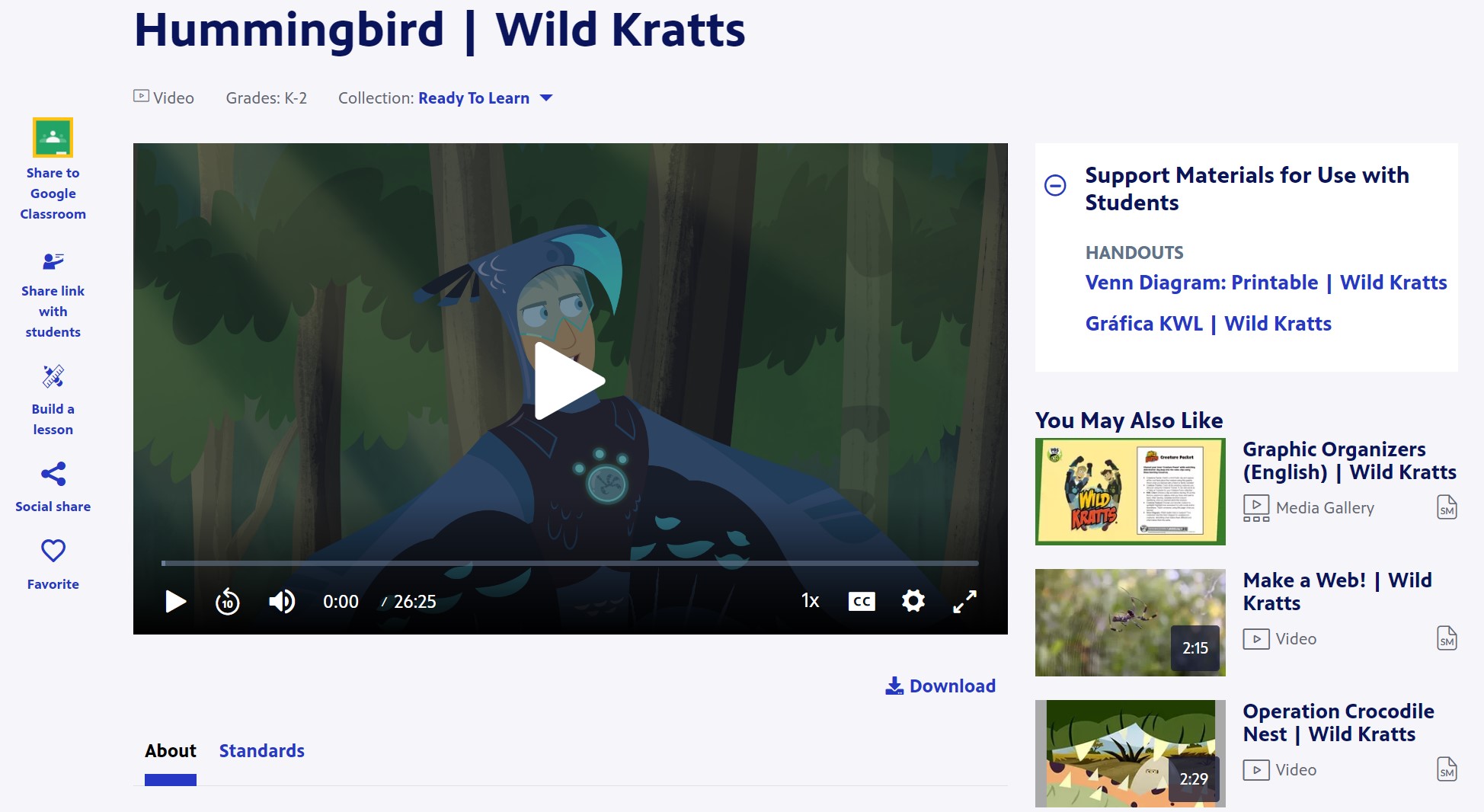 Hummingbird | Wild Kratts