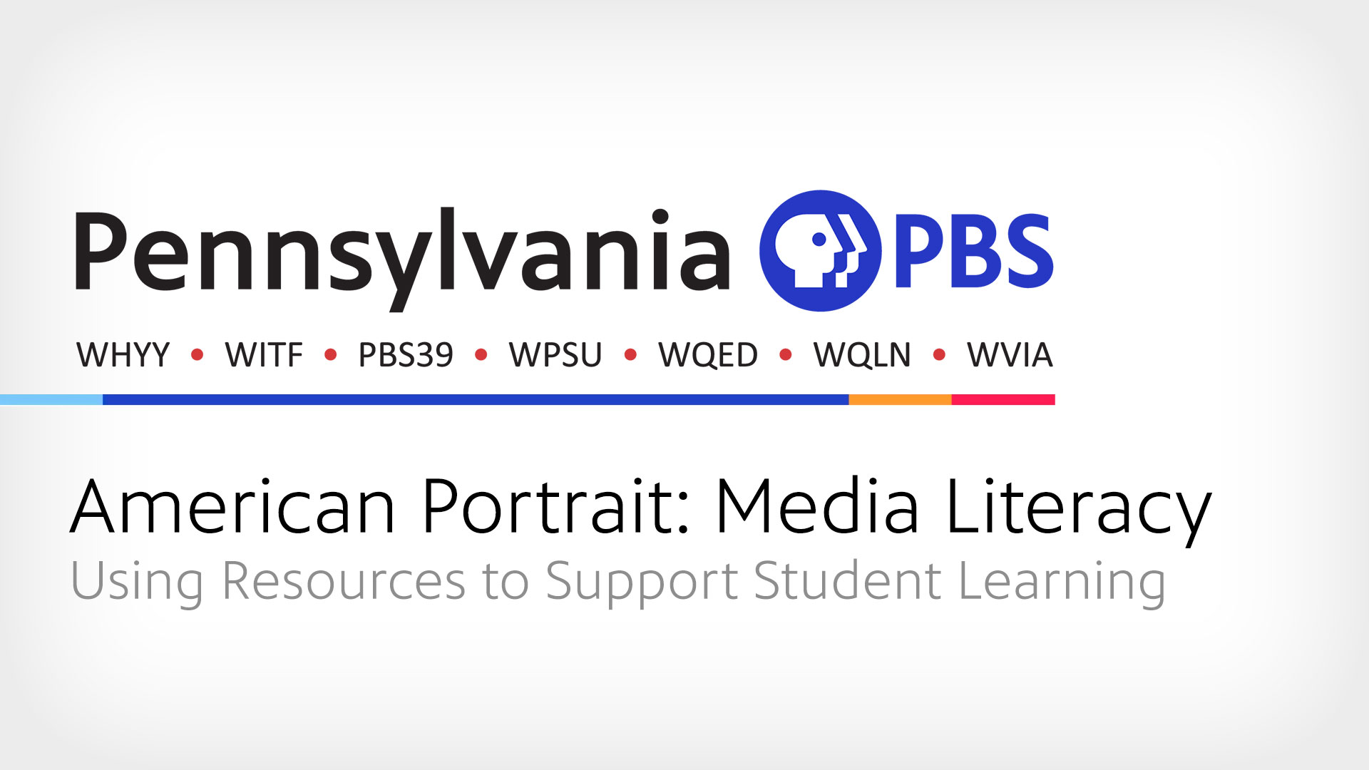 American Portrait: Media Literacy