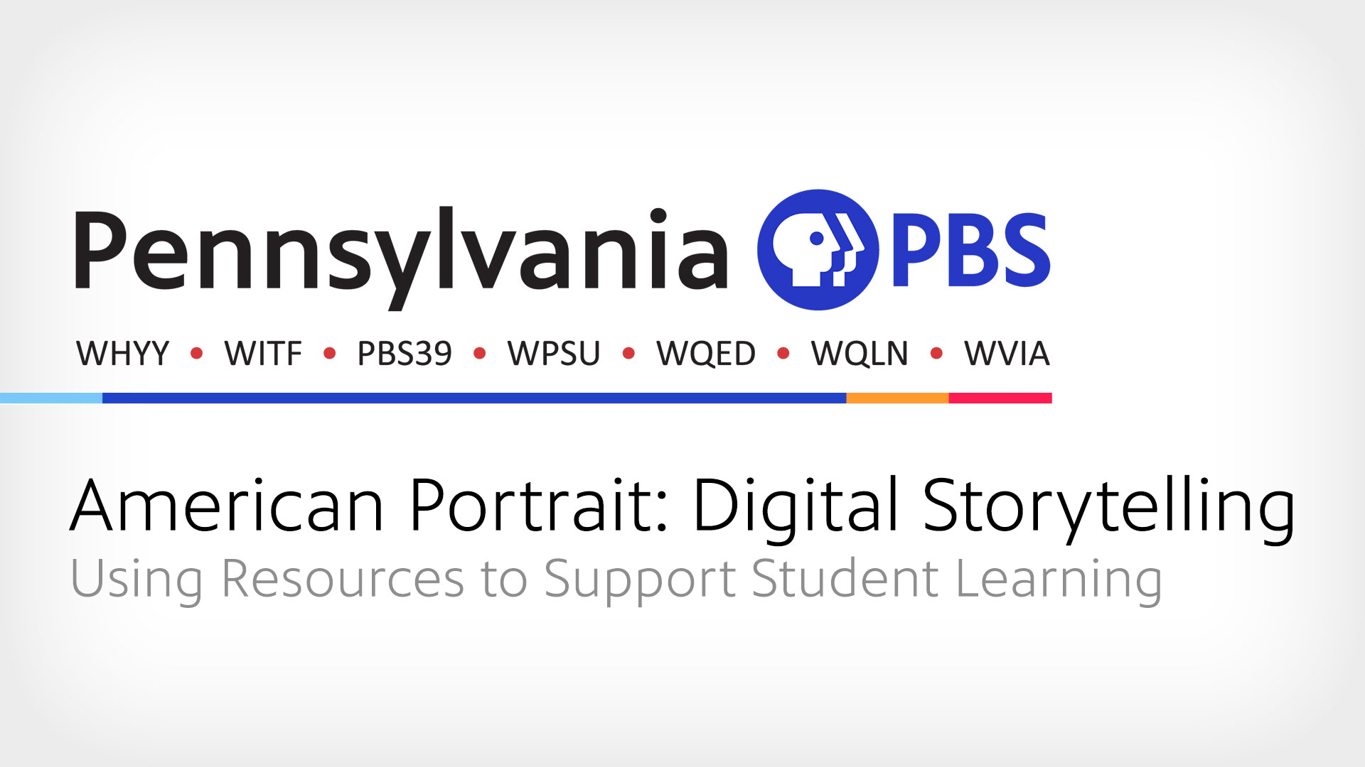 American Portrait: Digital Storytelling