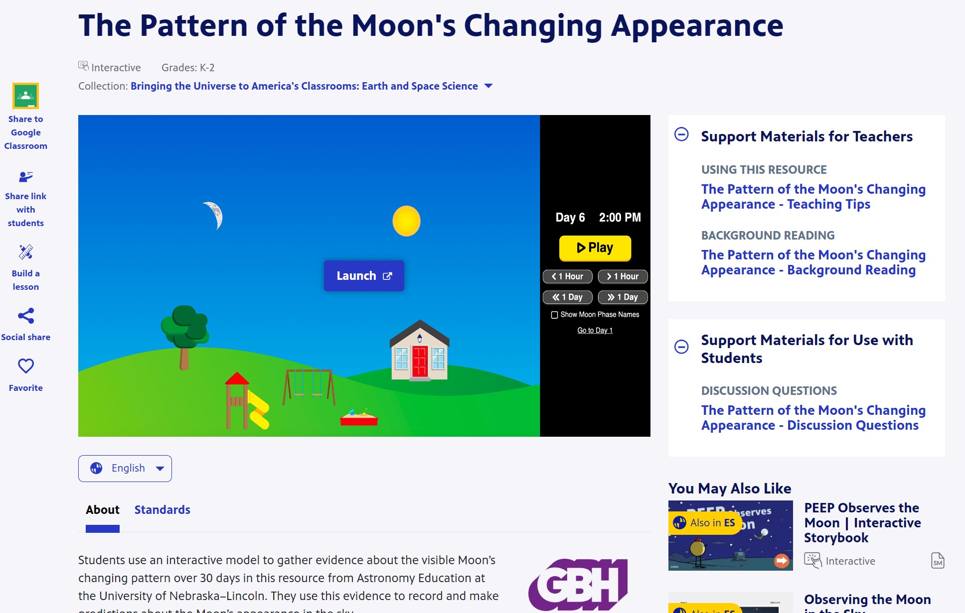 The Pattern of the Moon's Changing Appearance