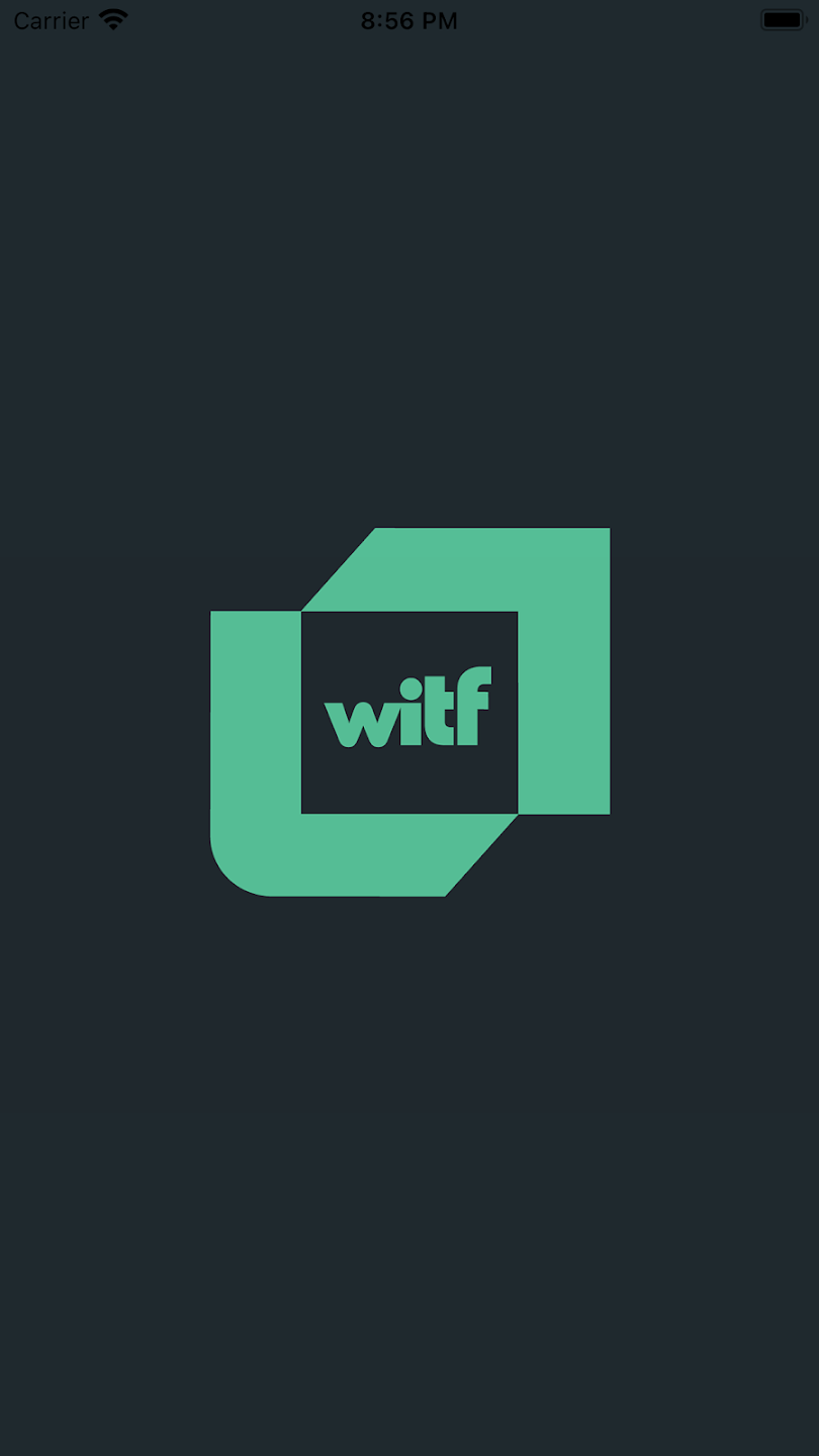 WITF mobile app splash screen